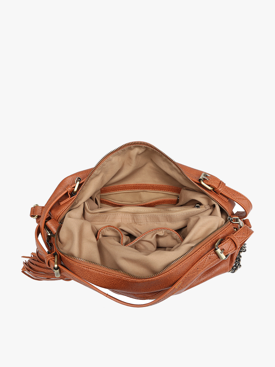 Slouchy Jamila Rustic Tote Bag with Multi-Strap Options