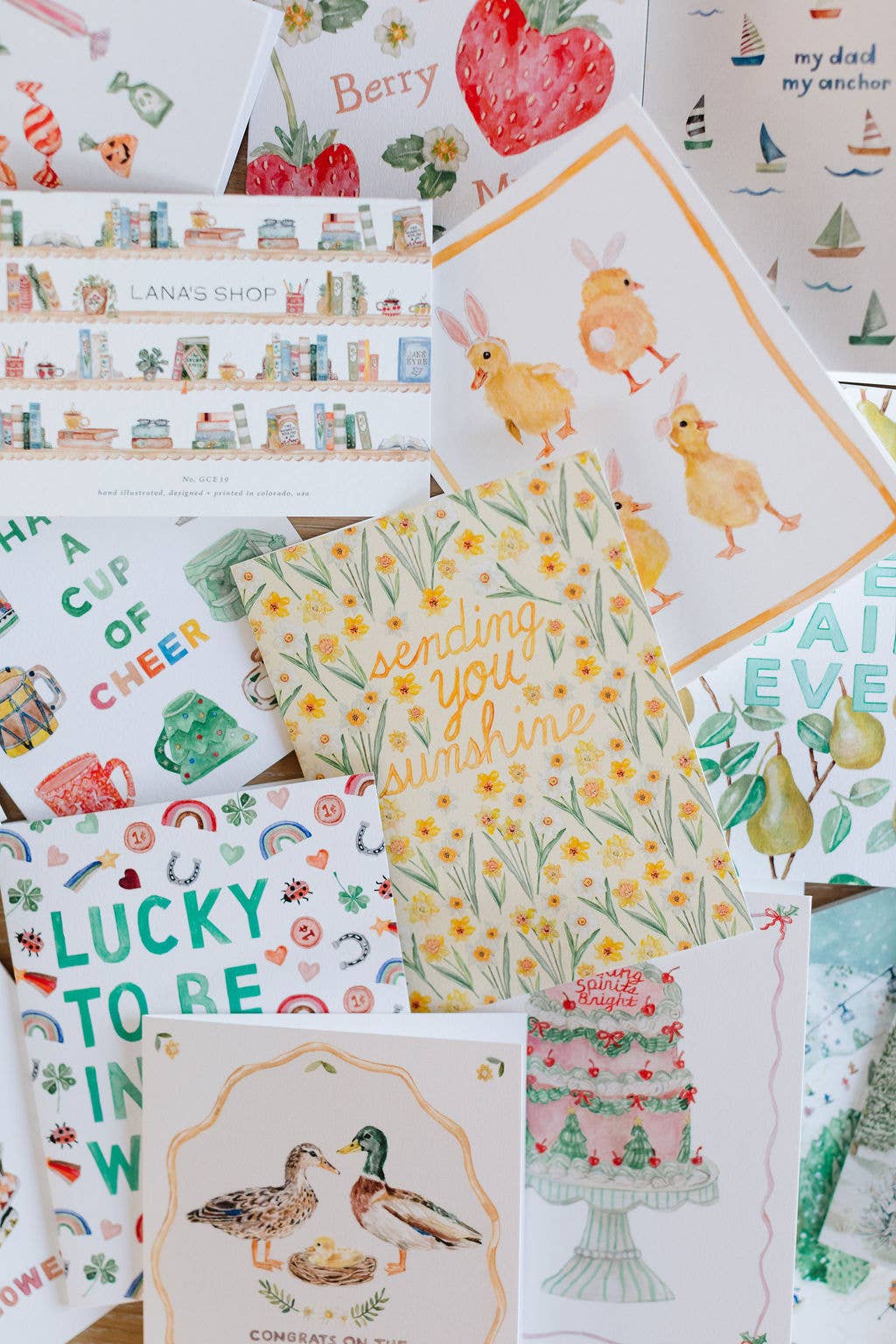 Bookshelf Greeting Card