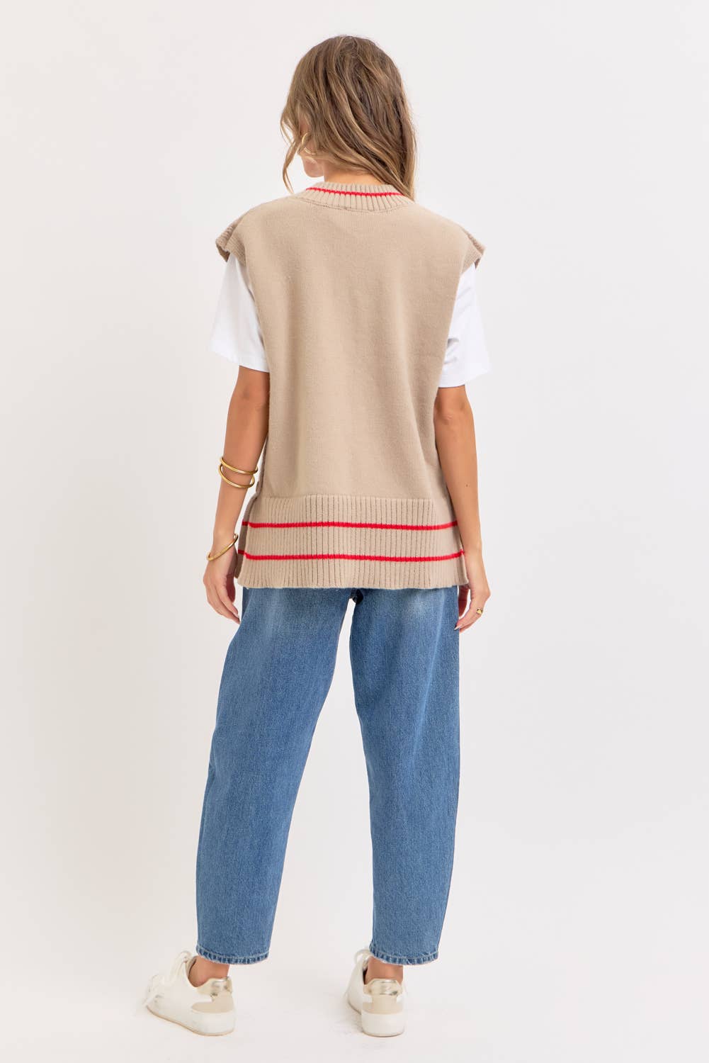 Super Soft Knit Poncho Sweater Vest