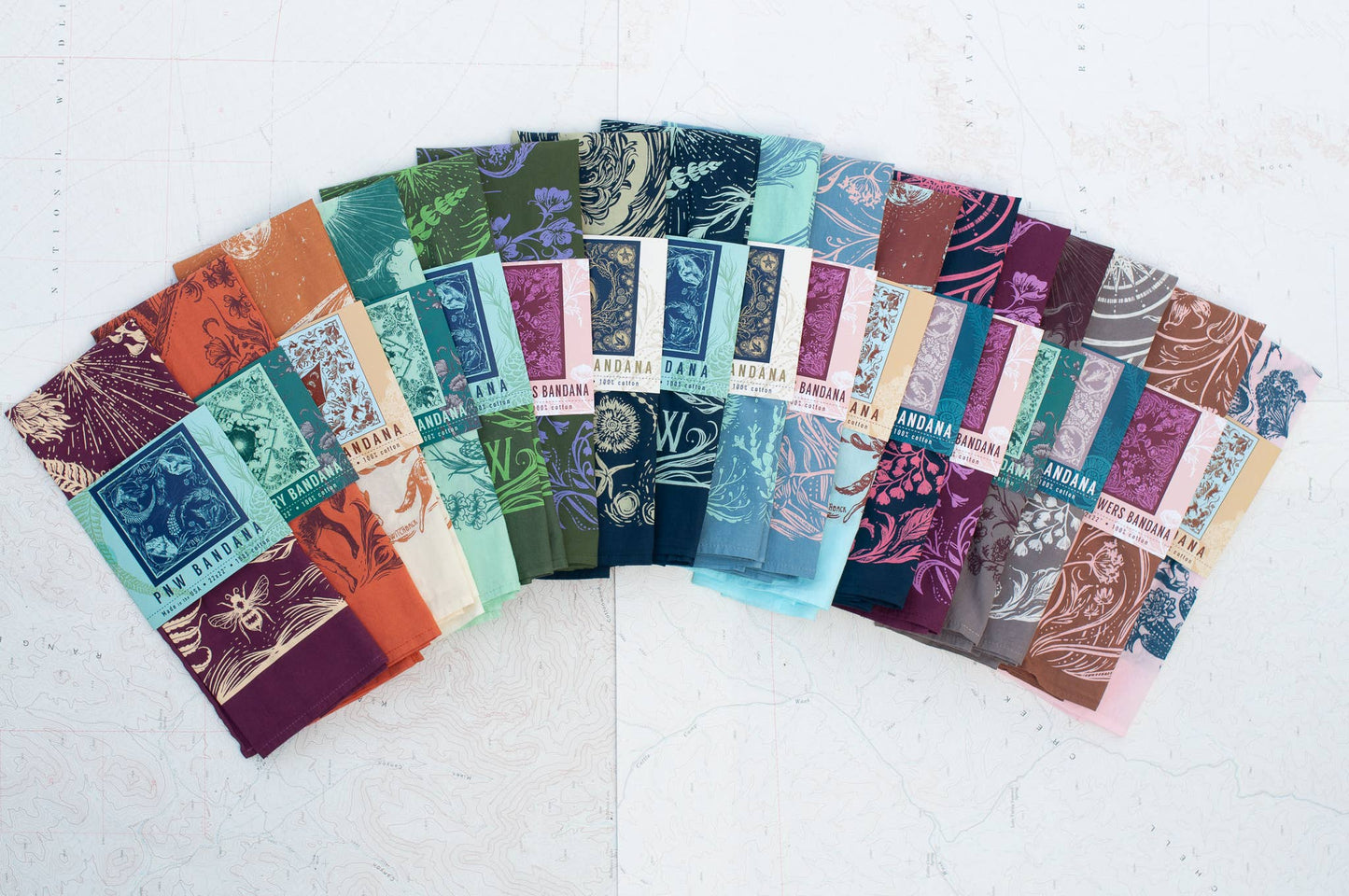 PNW Premium Discharge Cotton Bandana