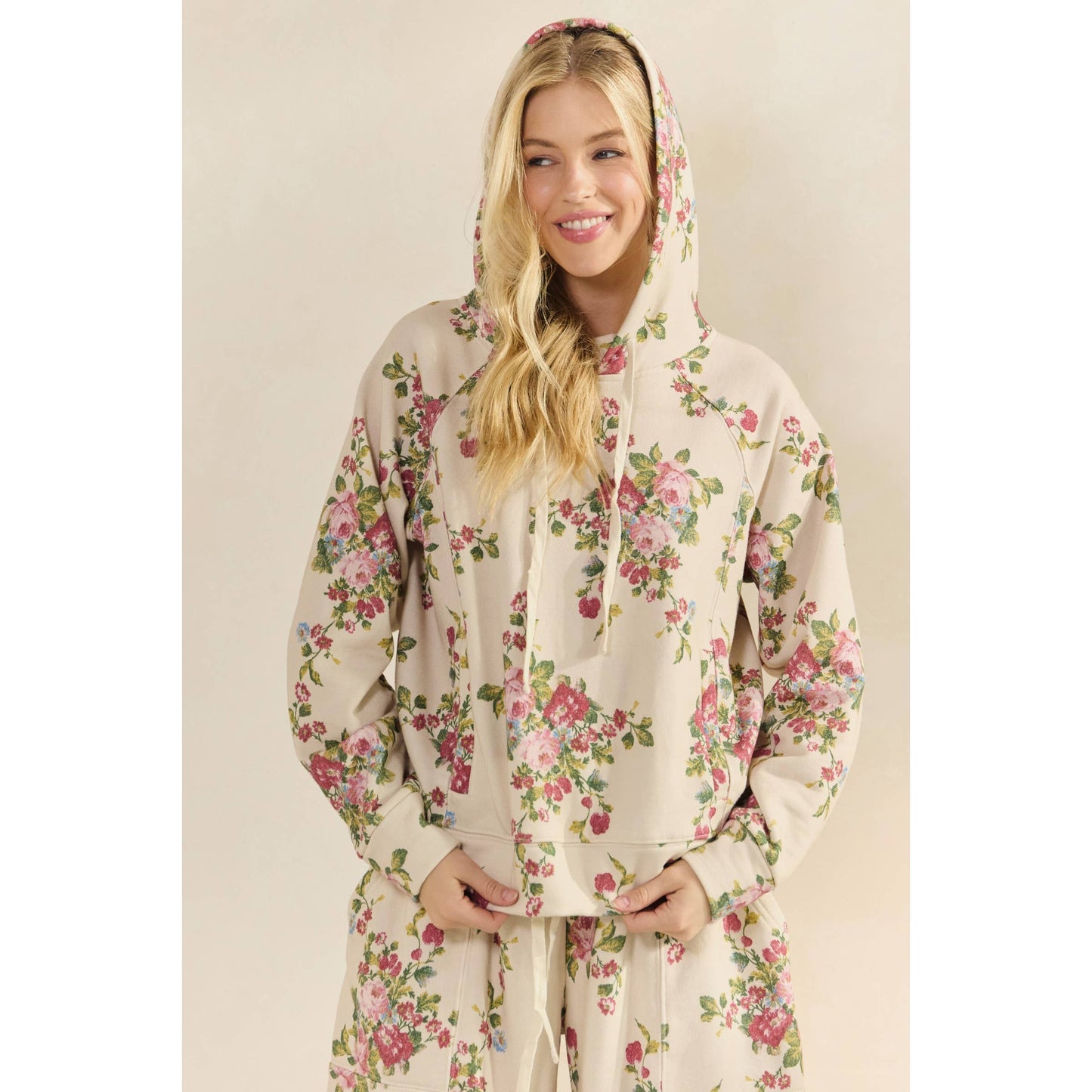 Vintage Rose Garden Antique Hoodie
