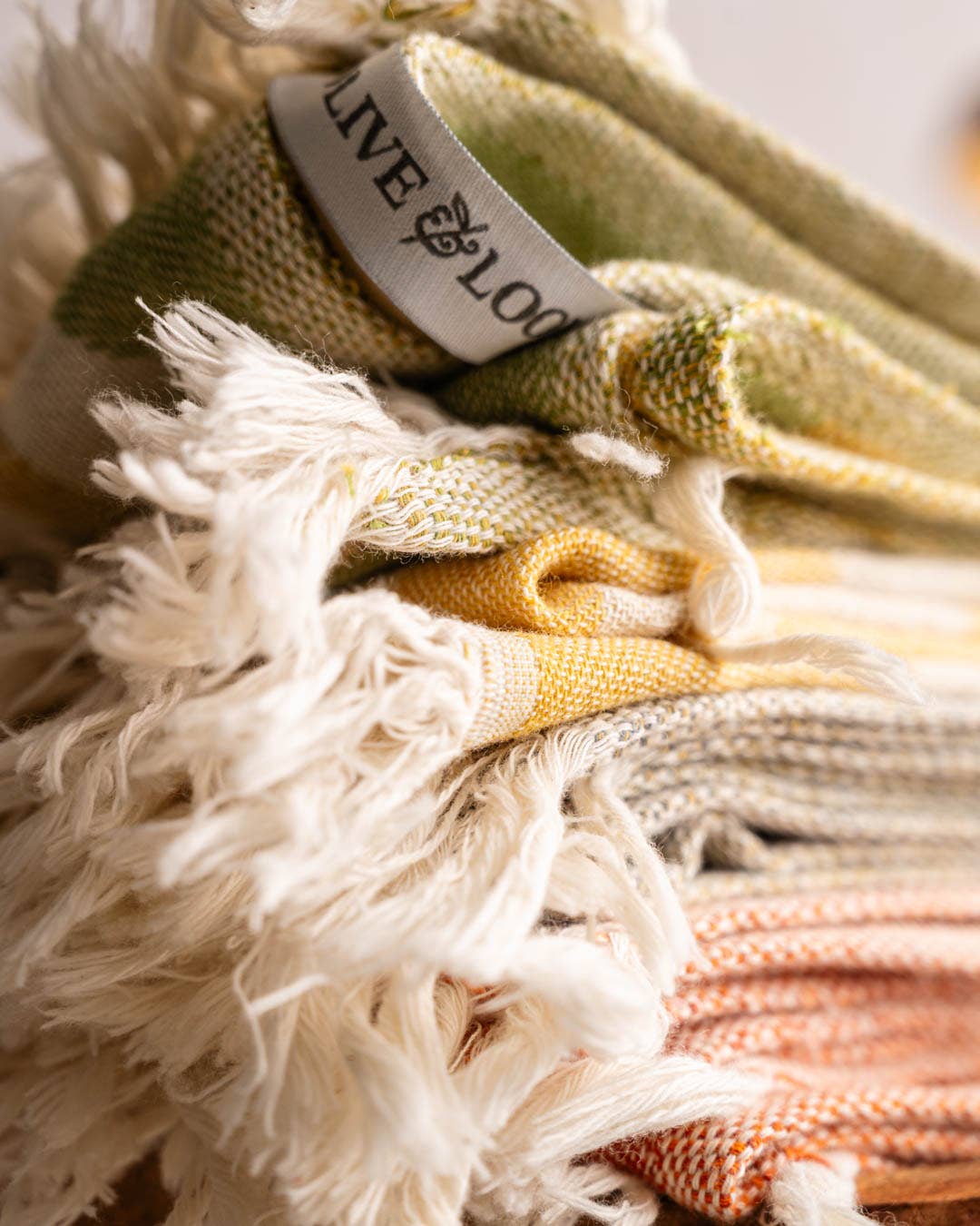 Croissant - Hand Stitched Turkish Cotton Kitchen Towel