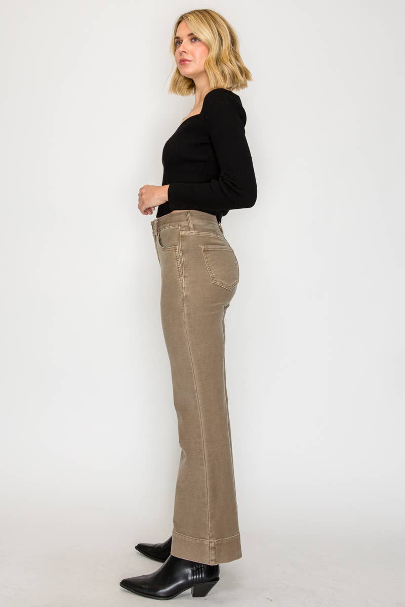 Holly Flare Pants – Mushroom