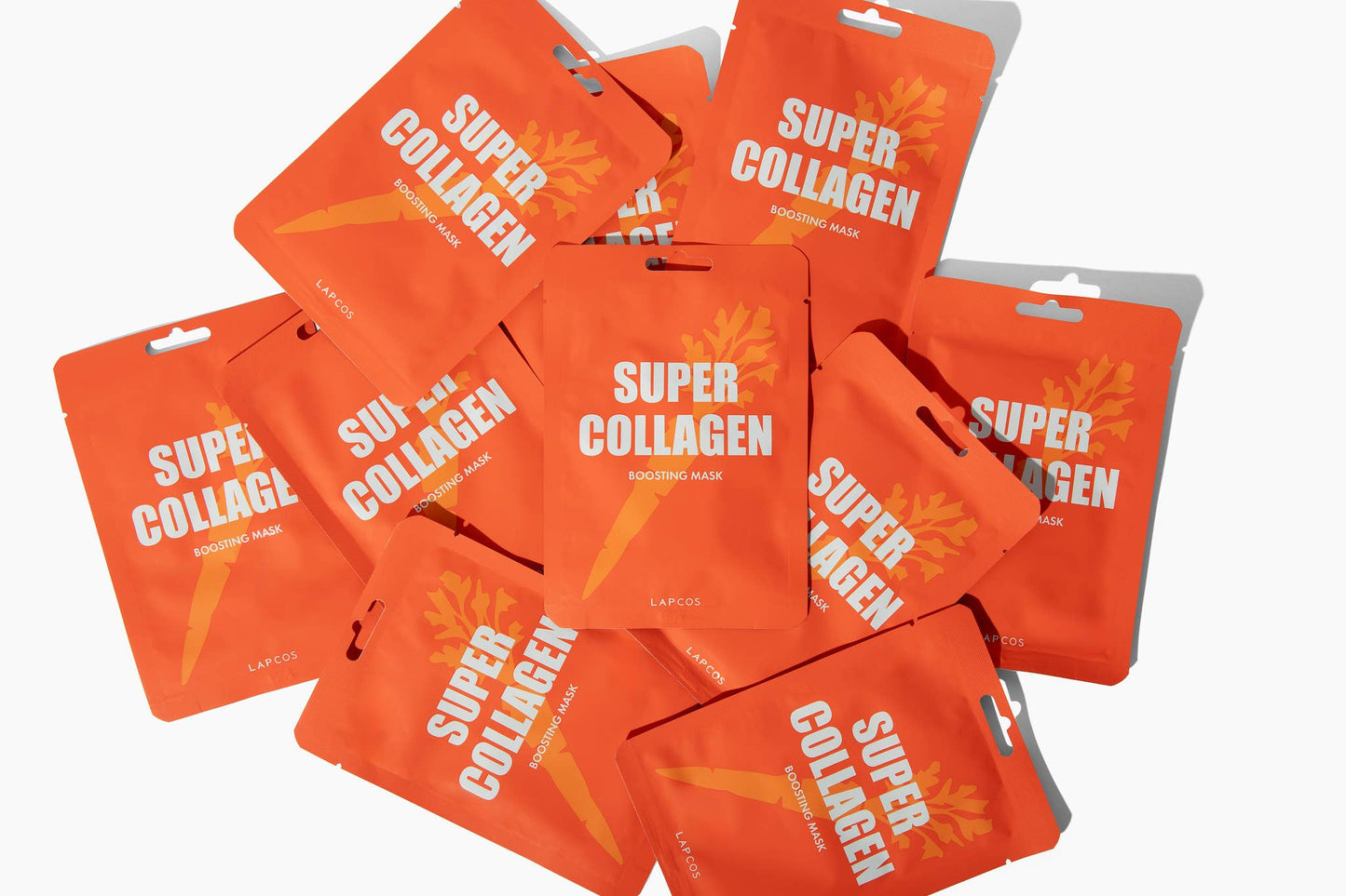 Super Collagen Boosting Carrot Sheet Mask 10-Pack