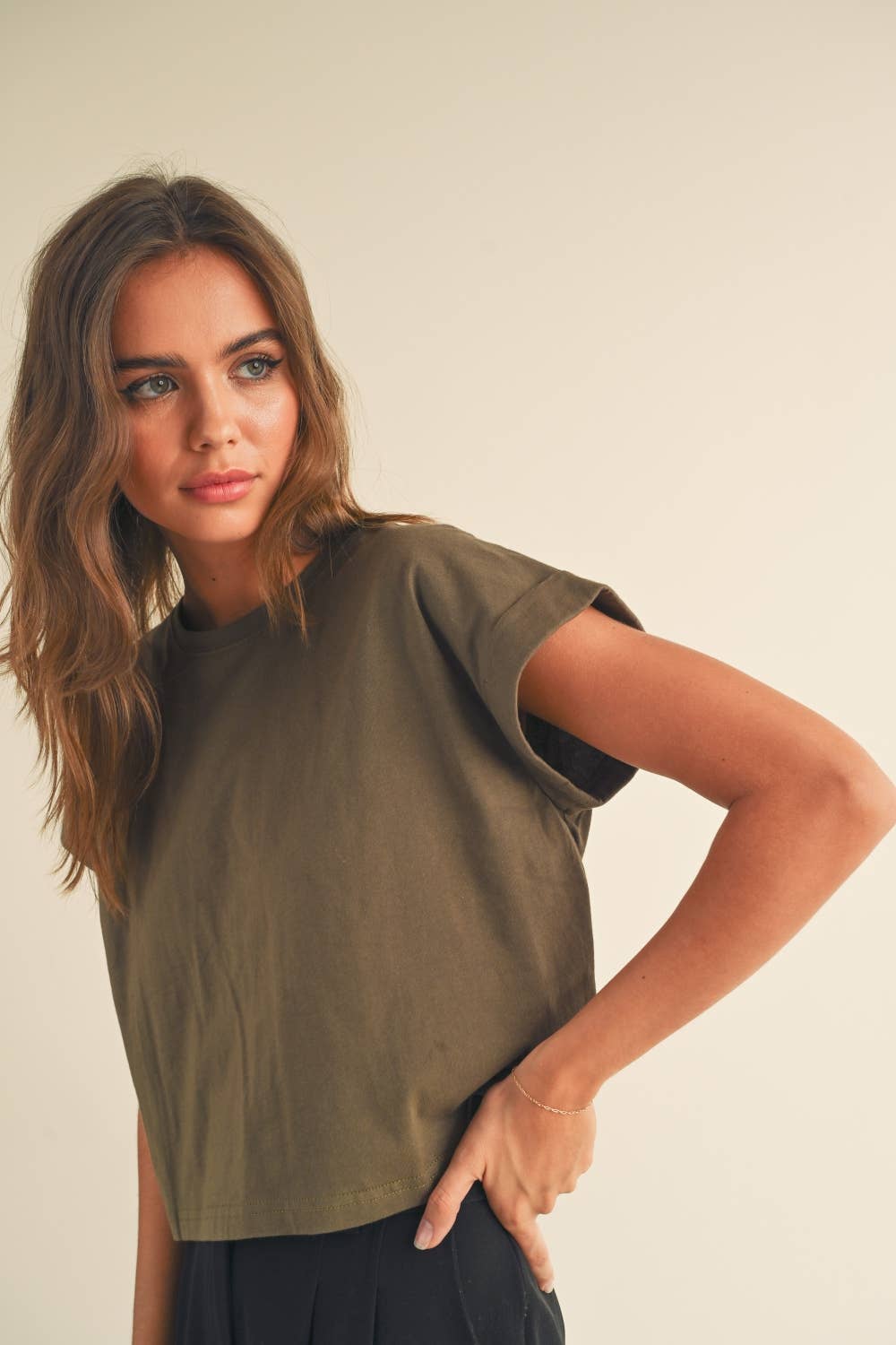 Boxy Cropped T-shirt