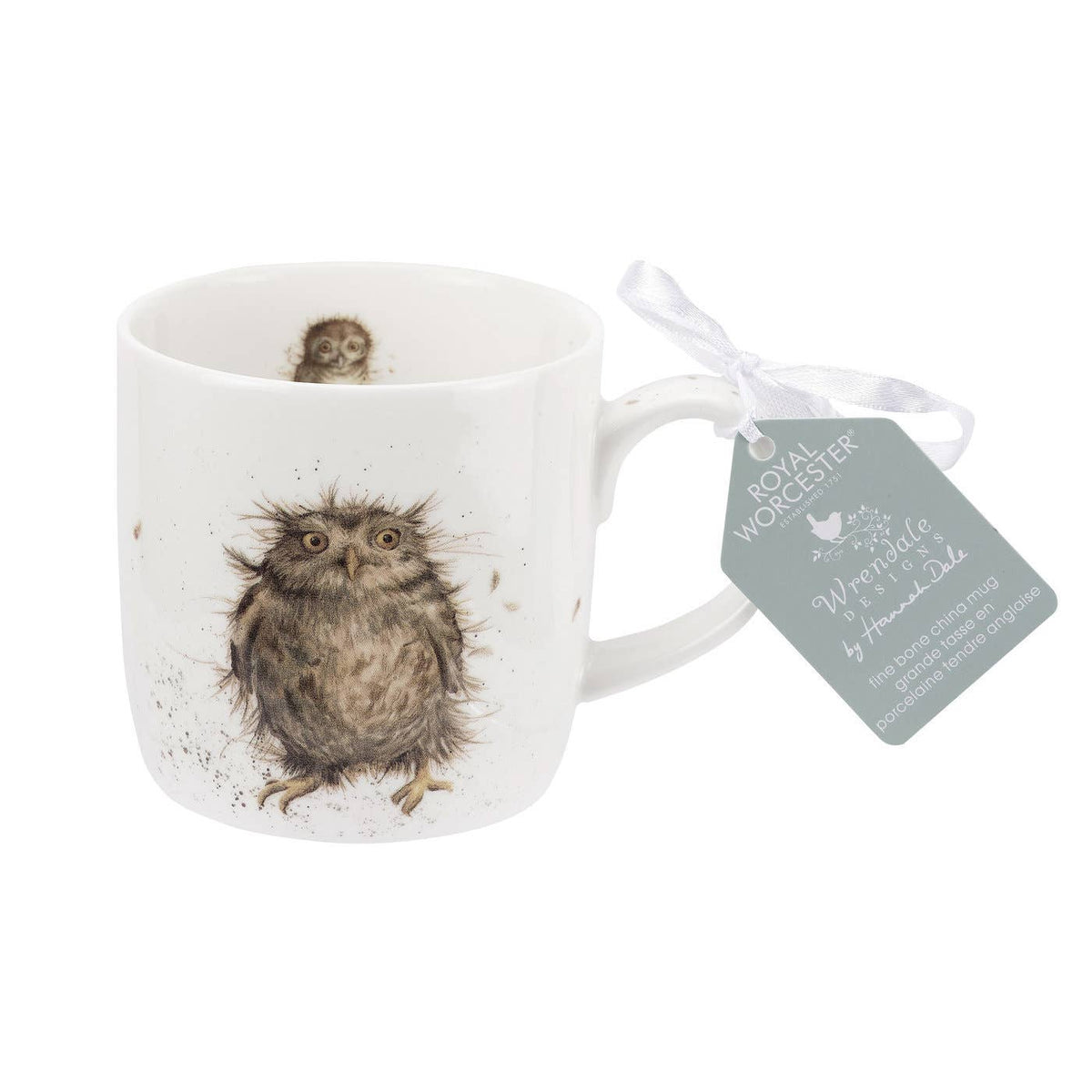 Royal Worcester Wrendale Designs Owl China Mug