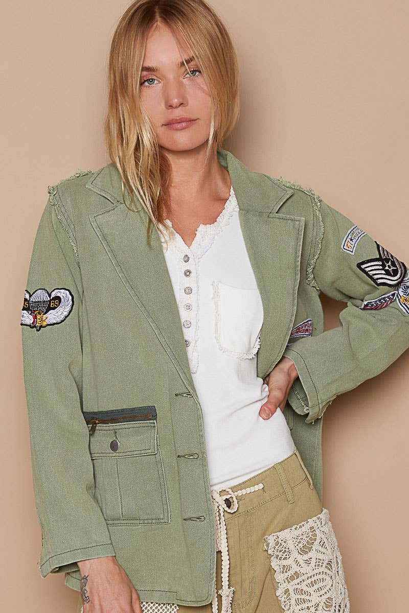 Patchwork Rebel Military Blaze