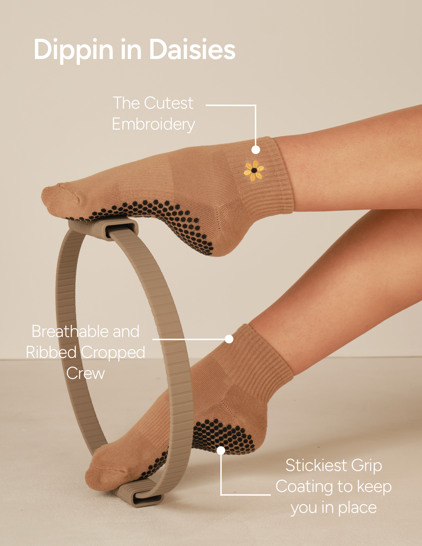 The Harlow Grip Sock