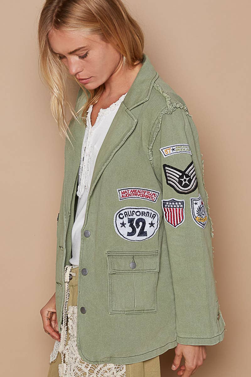 Patchwork Rebel Military Blaze