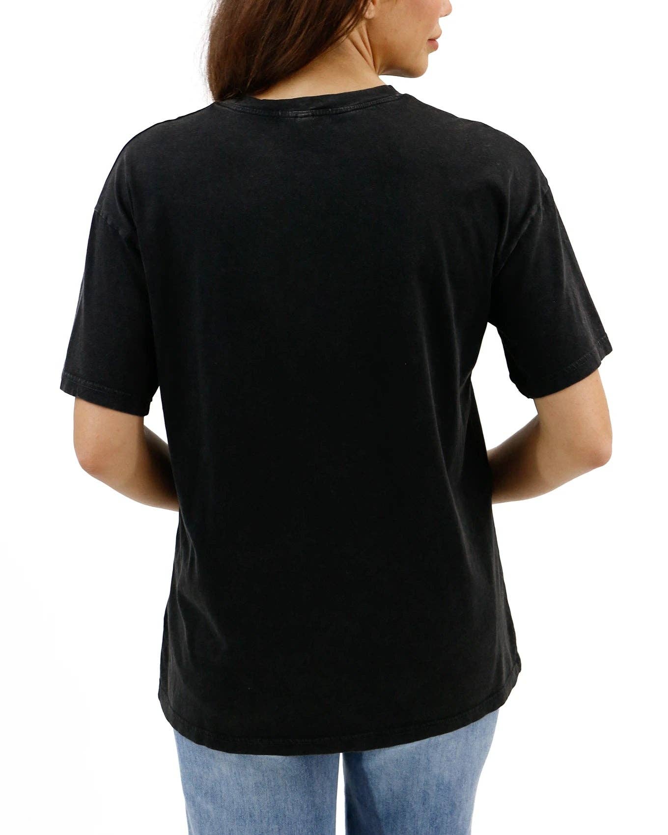 Boyfriend Fit Graphic Tee - Discover, Explore, Refresh