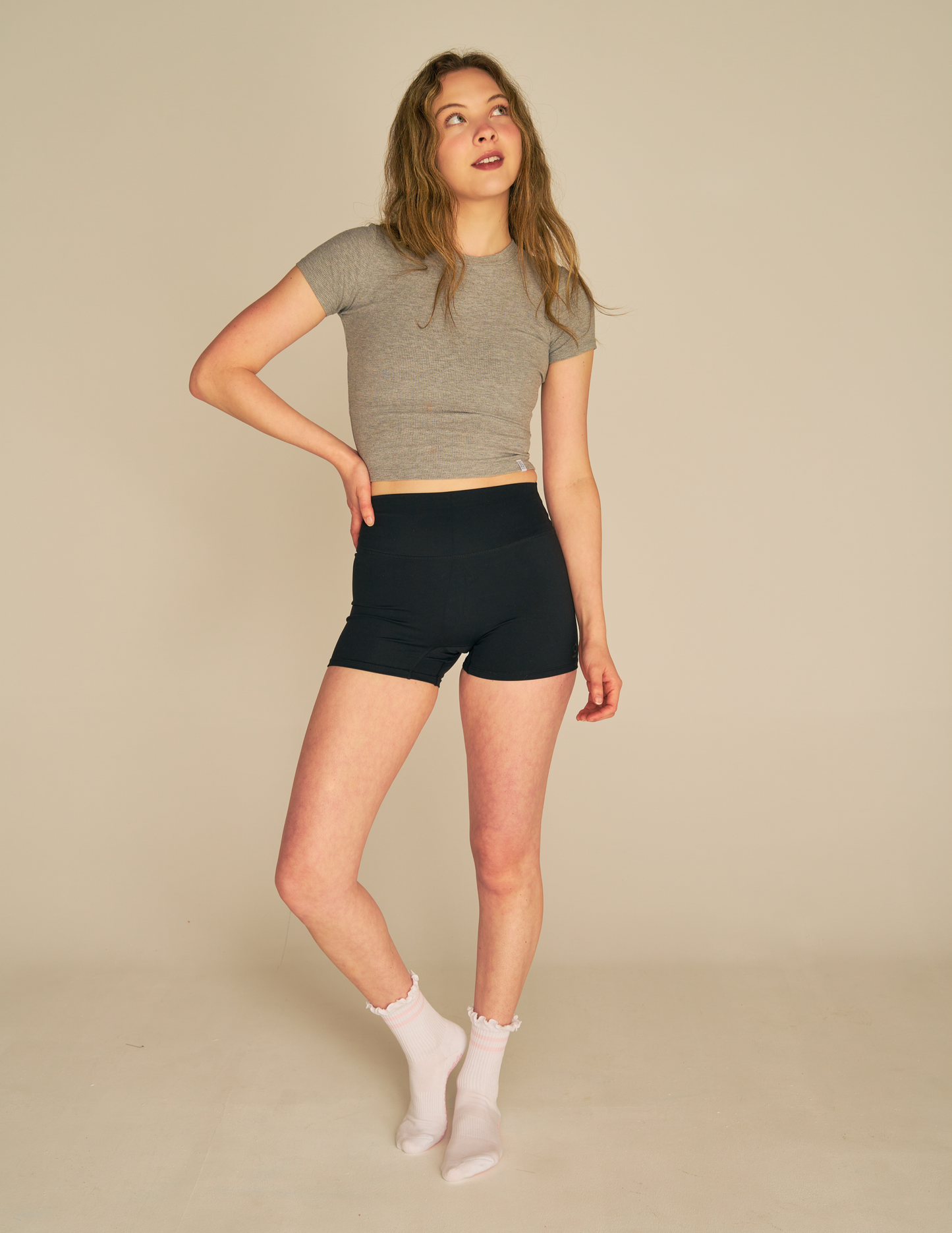 The Tall Ruffle Grip Sock