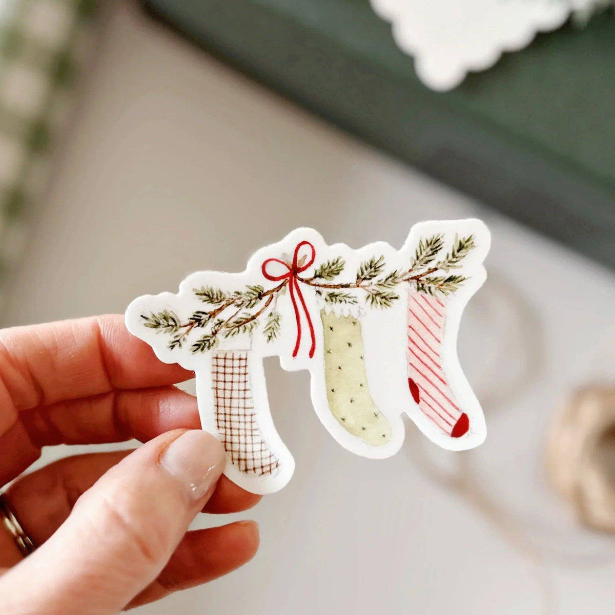 Stockings sticker