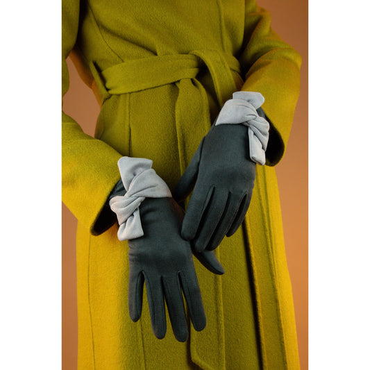 Henrietta Gloves - Charcoal & Slate