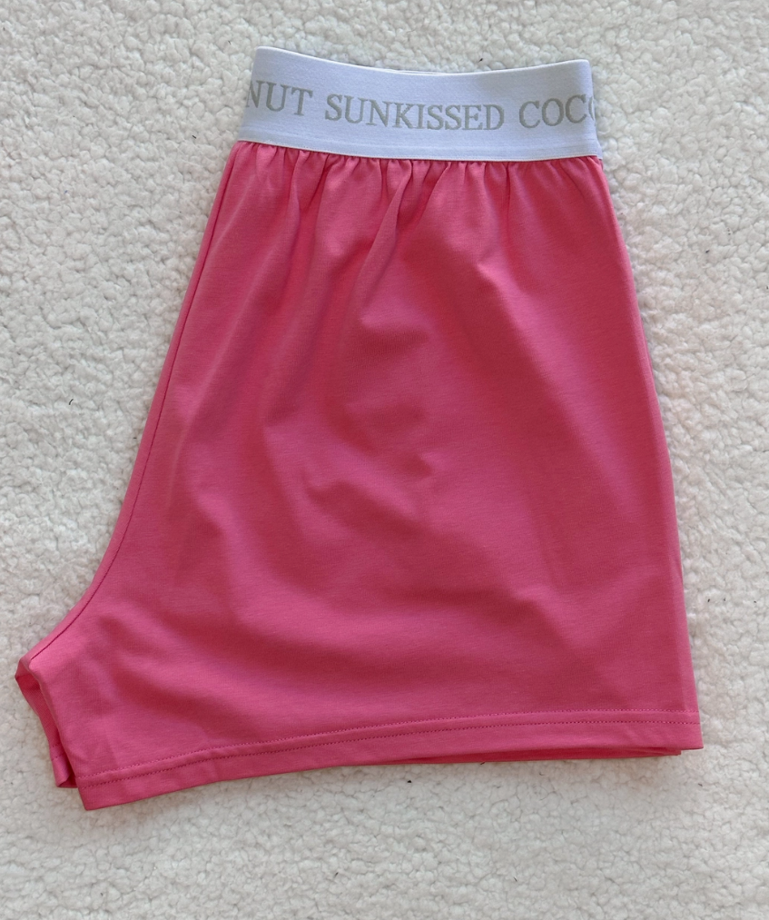 Sunkissed Coconut Basic Watercolor Shorts