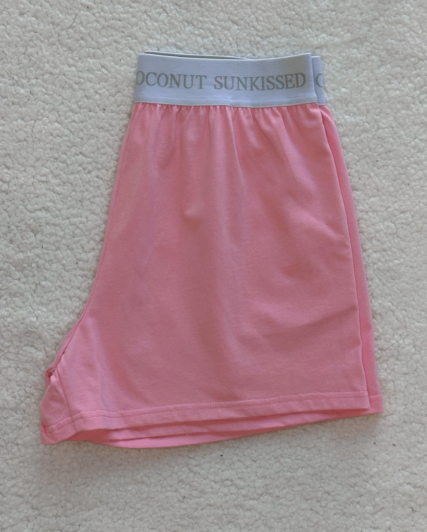 Sunkissed Coconut Basic Watercolor Shorts