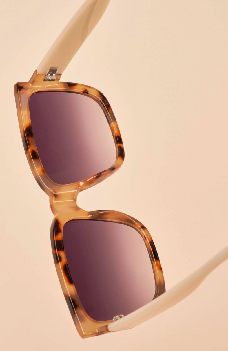 Luxe Ellery Sunglasses - Tortoiseshell/Coconut