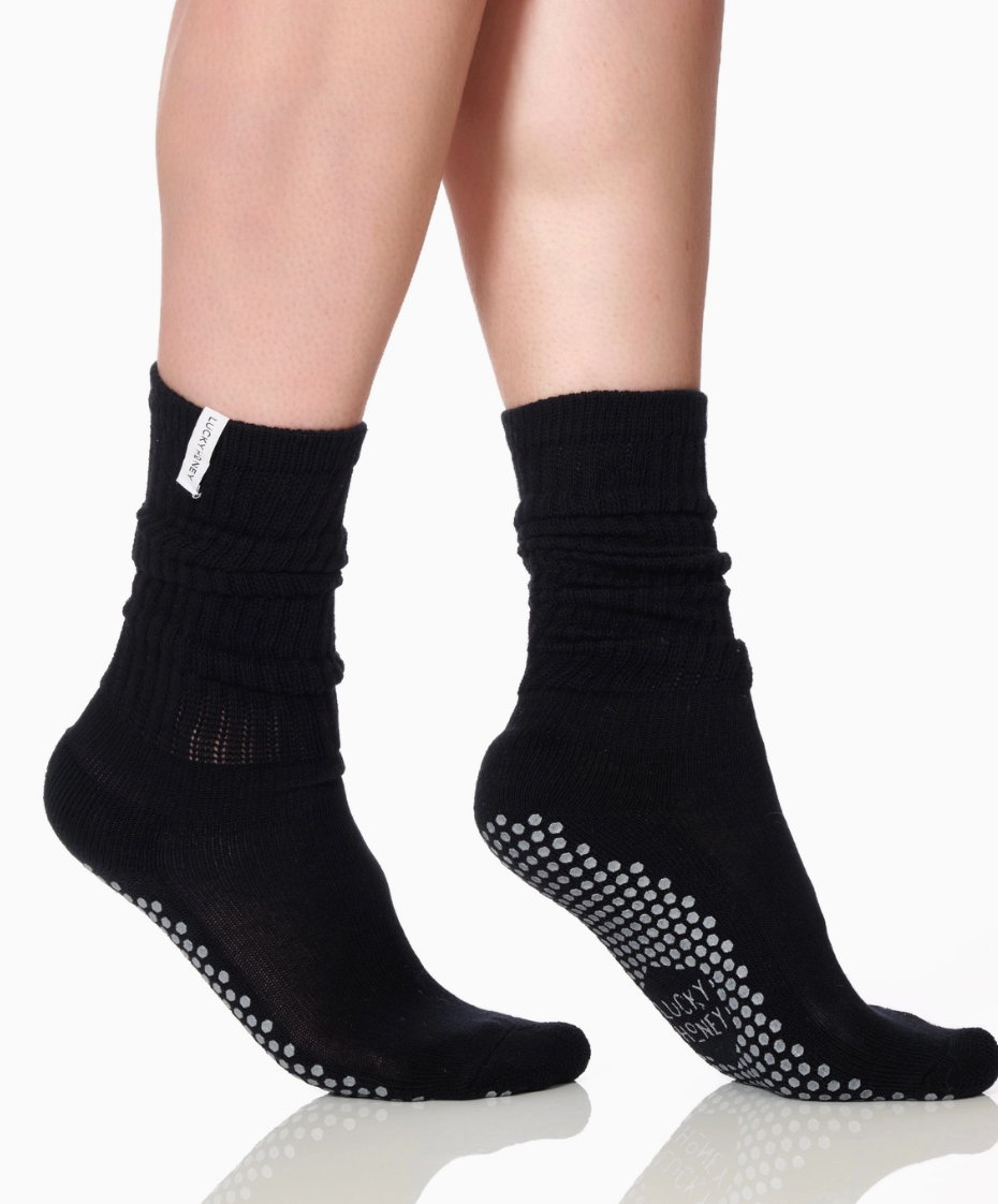 The Lightweight 80's and 90's Scrunchie Grip Sock - 3 color options