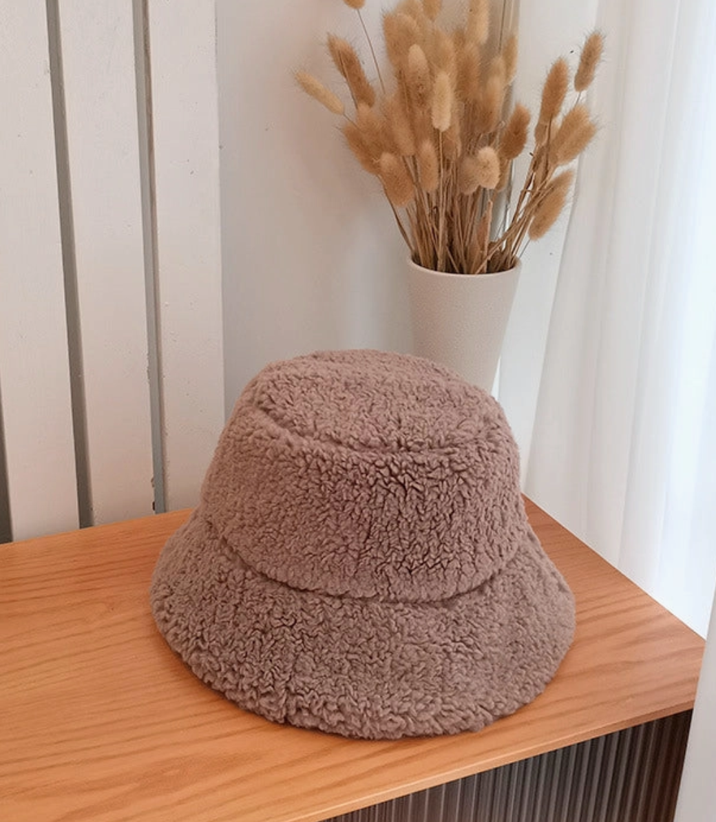 Teddy Sherpa Bucket Hat | Vegan Fur