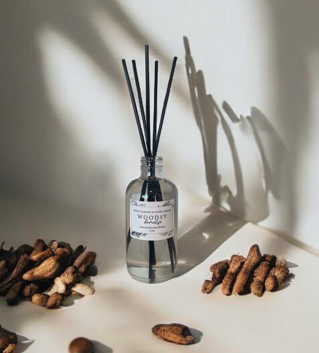 Sweet Almond & Tonka Cream Reed Diffuser