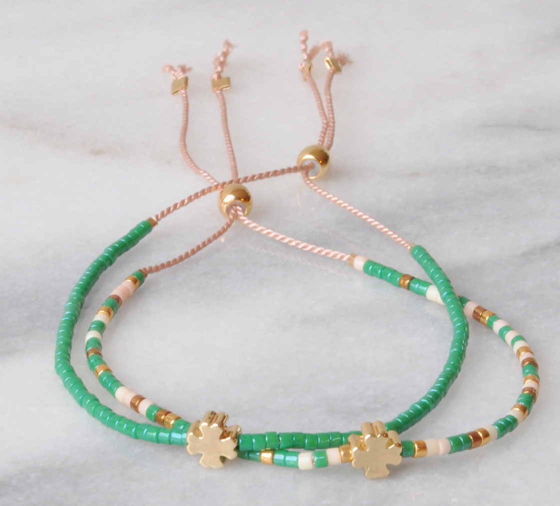 Lucky Clover String Bracelets