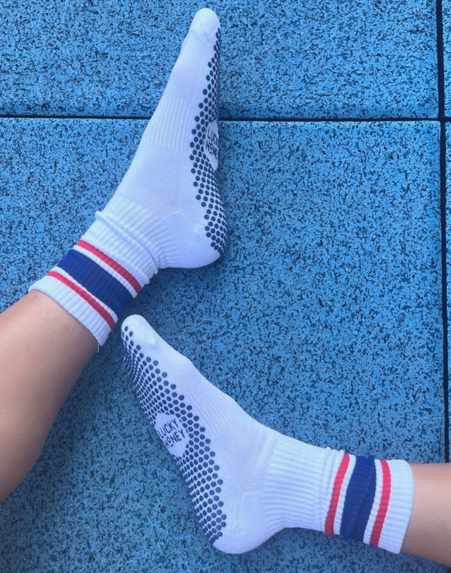 Let's Go USA Grip Socks