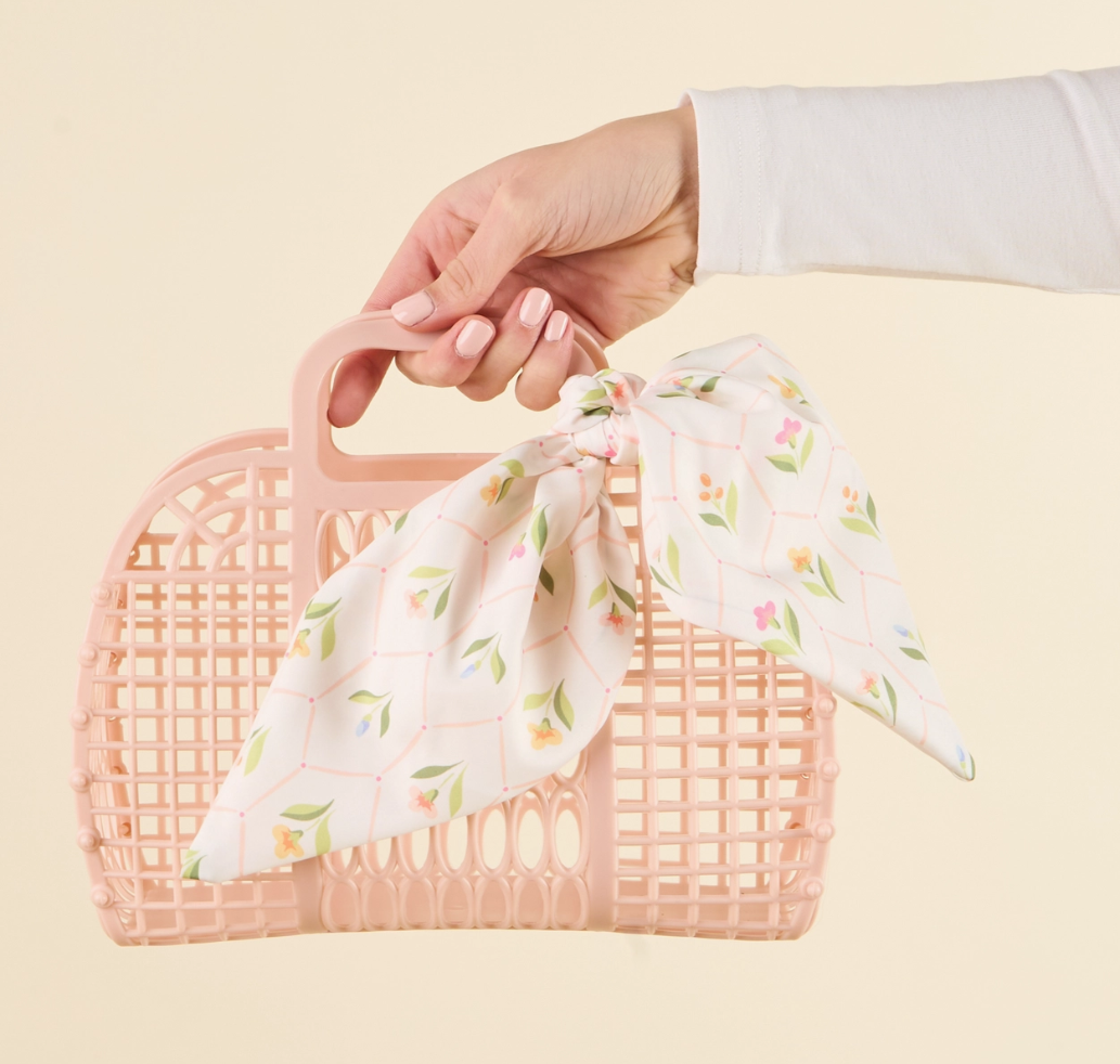So-Jelly Basket-Blush w/ Handpicked For You Scarf