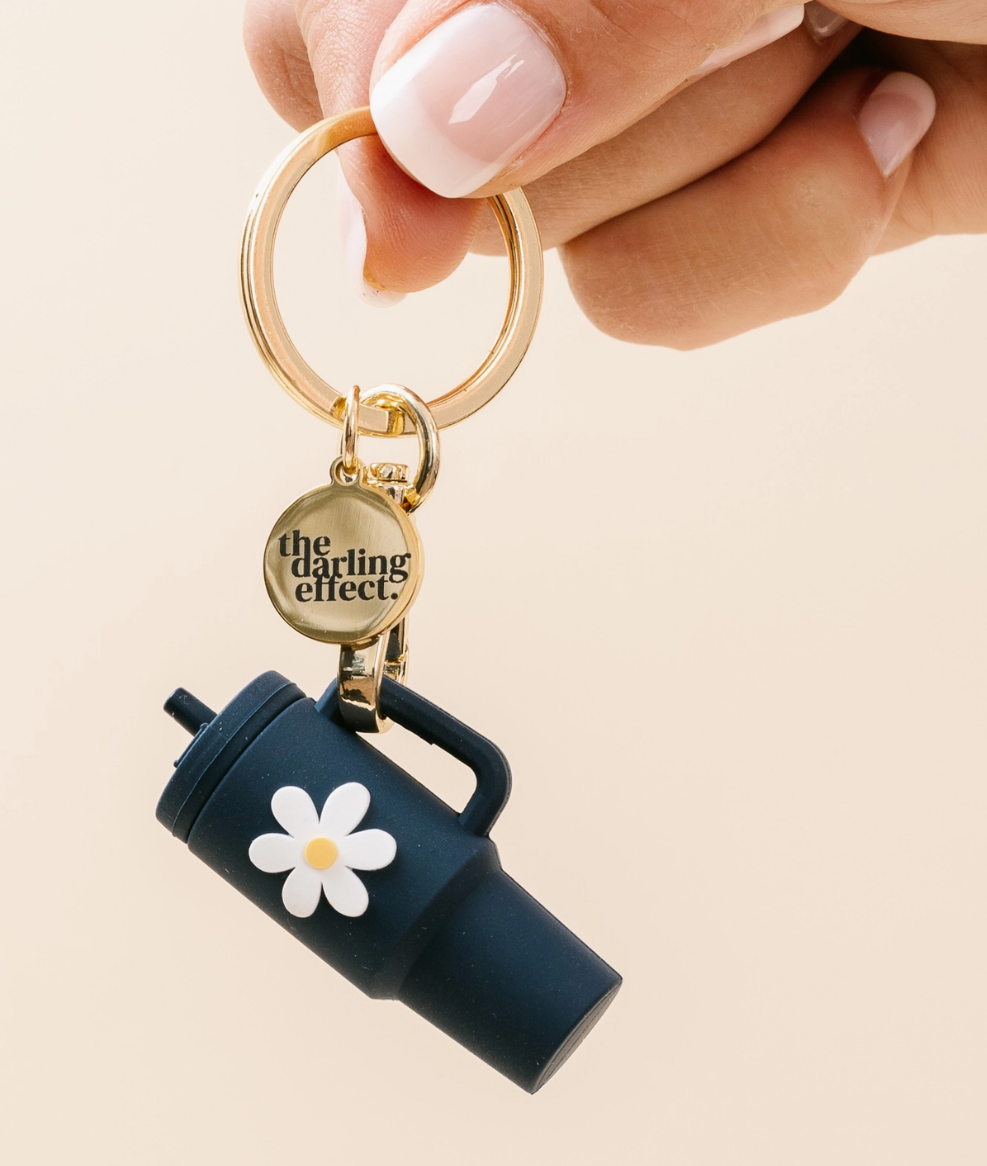 Tiny Tumbler Keychain - 2 color options