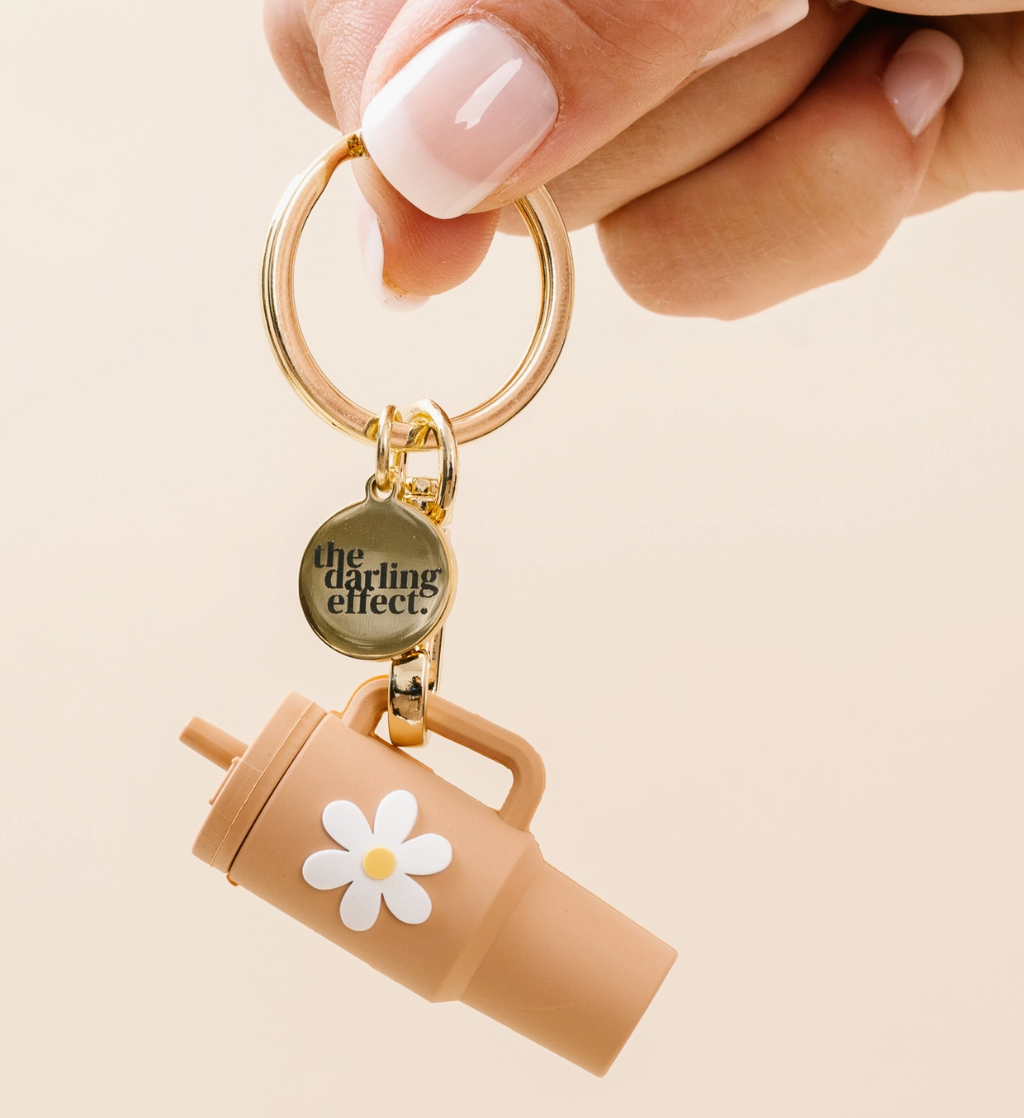 Tiny Tumbler Keychain - 2 color options