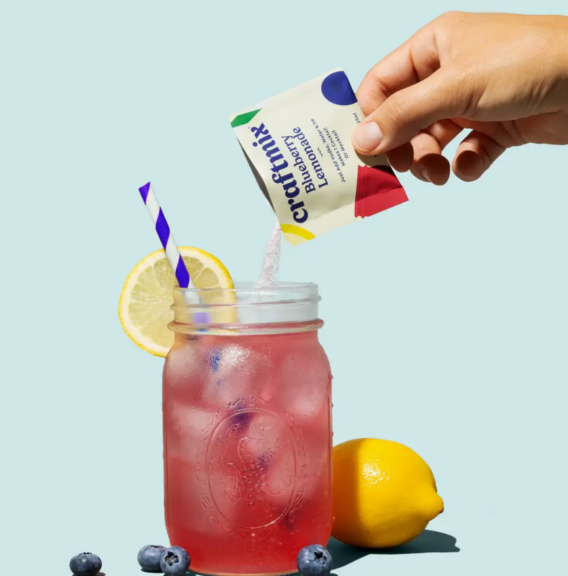Blueberry Lemonade & Cocktail Mixer - 12 Servings Multipack