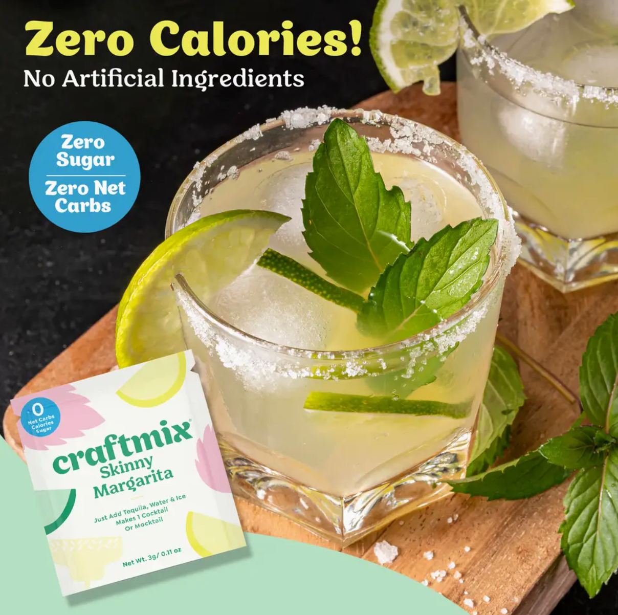 Skinny Margarita NA Drink Mixer - 6 Servings Multipack