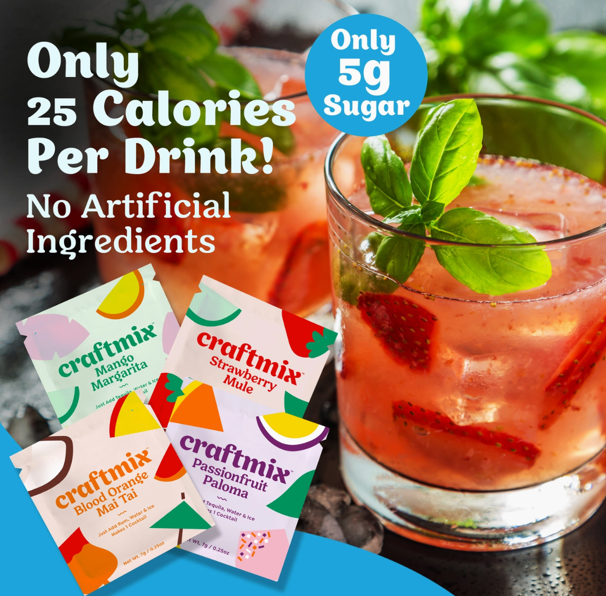 Variety Pack Drink Mixers - 6 Servings Multipack