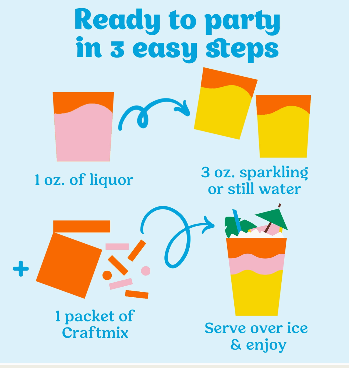 Variety Pack Drink Mixers - 6 Servings Multipack
