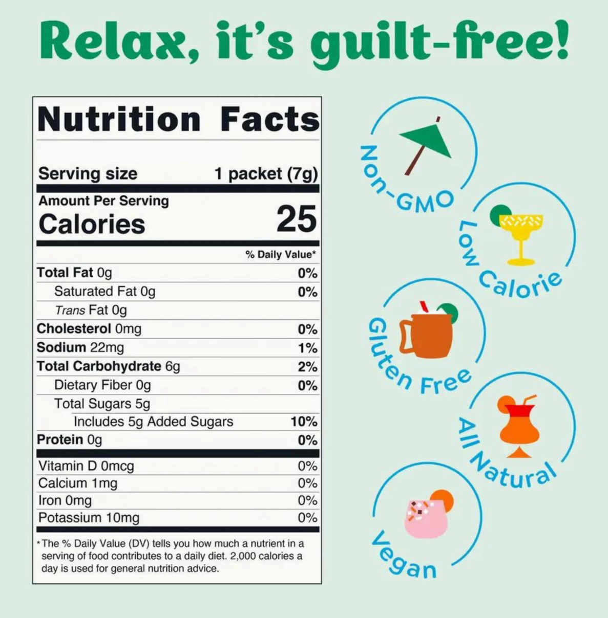 Variety Pack Drink Mixers - 6 Servings Multipack
