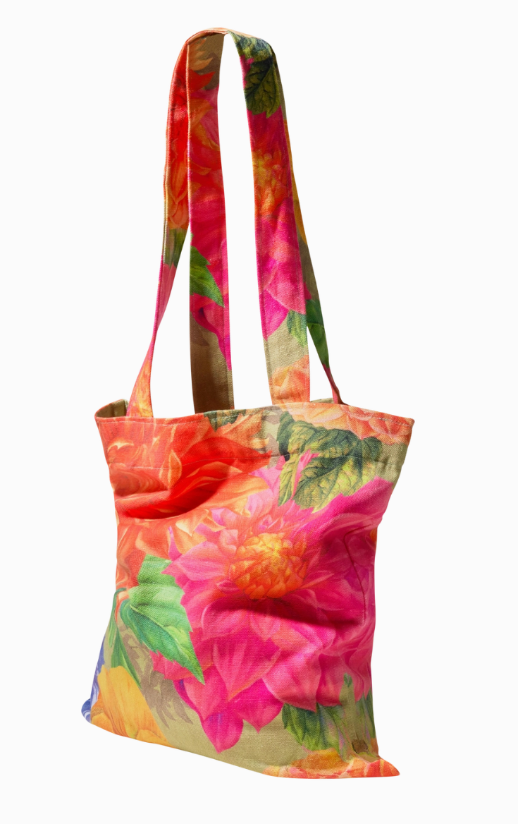 Canvas Tote Bag - Bountiful Blooms