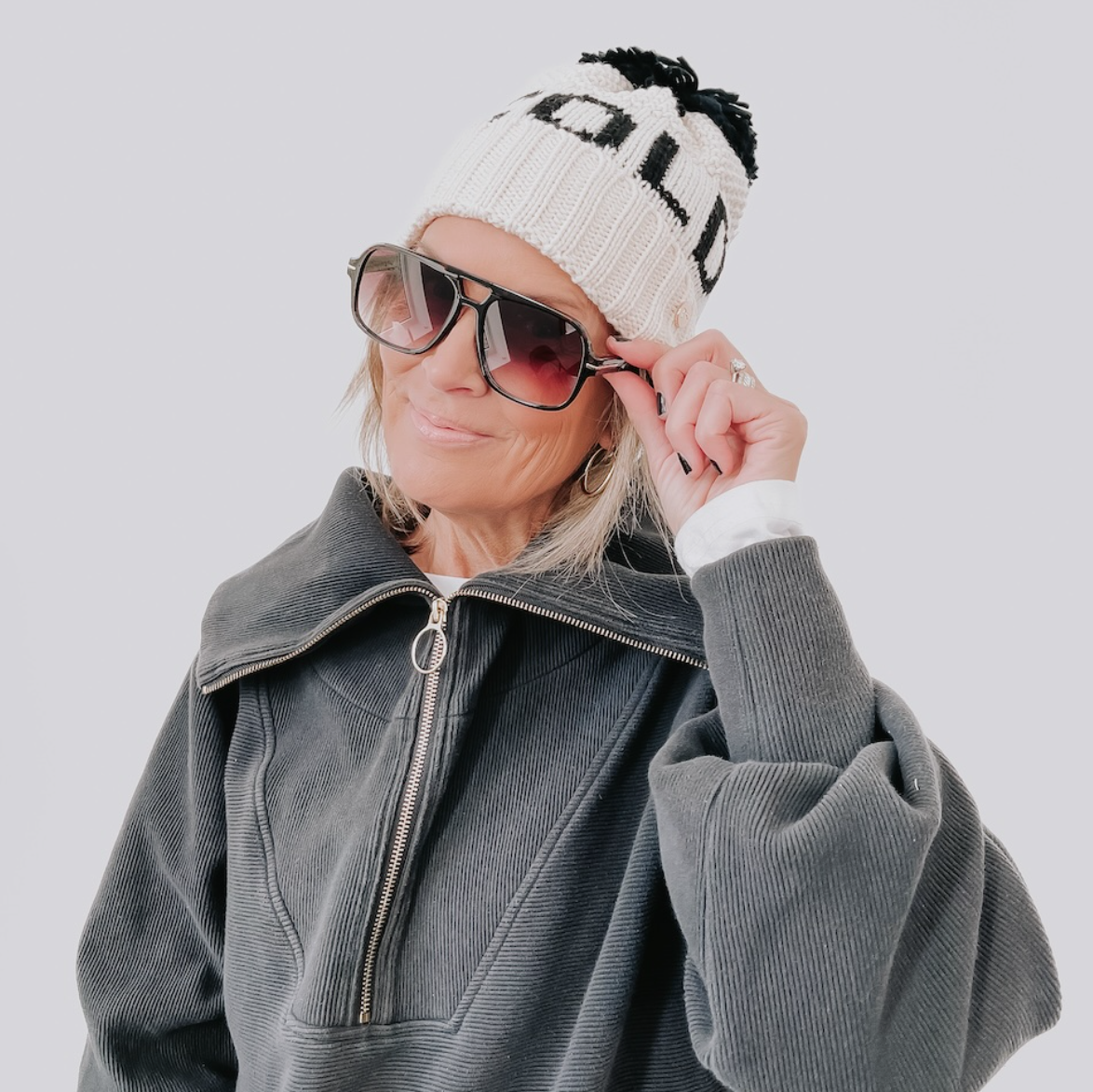 Natalie Oversized Aviator Sunglasses