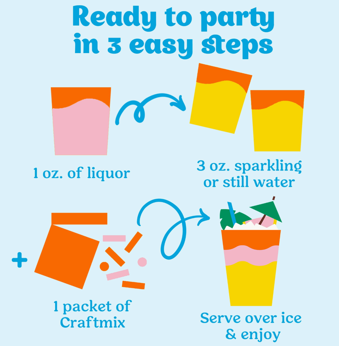 Variety Pack Drink Mixers - 6 Servings Multipack