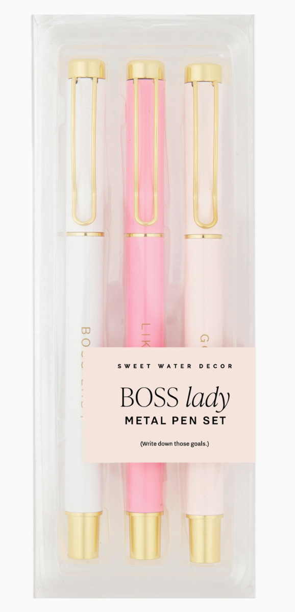 Boss Lady Metal Pen Set