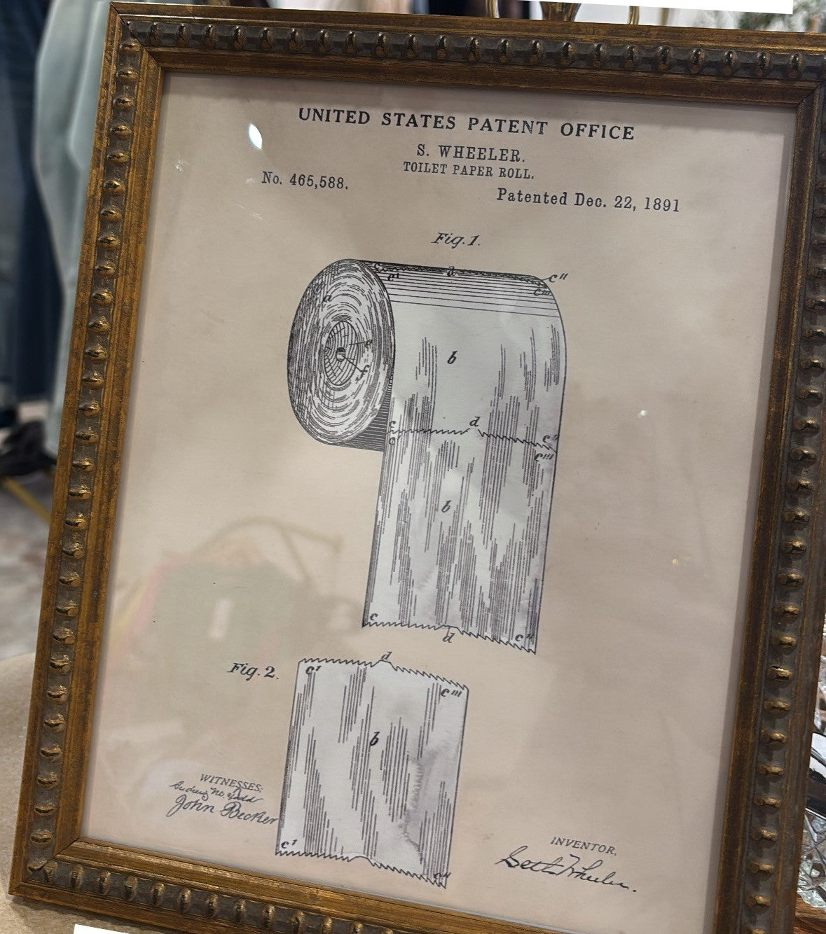 Watercolor Toilet Paper Patent