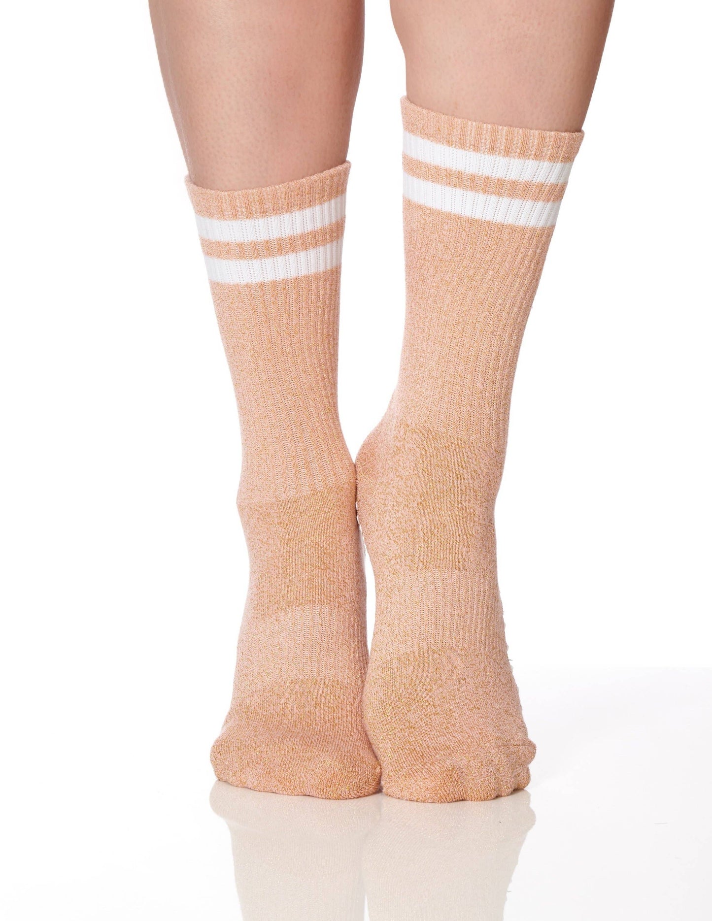 The Dad Sock Glittery Rose Gold, One Size