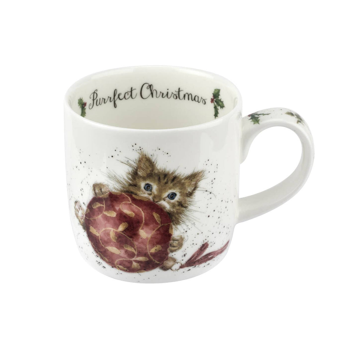Wrendale Kitten Mug and Coaster Holiday Set