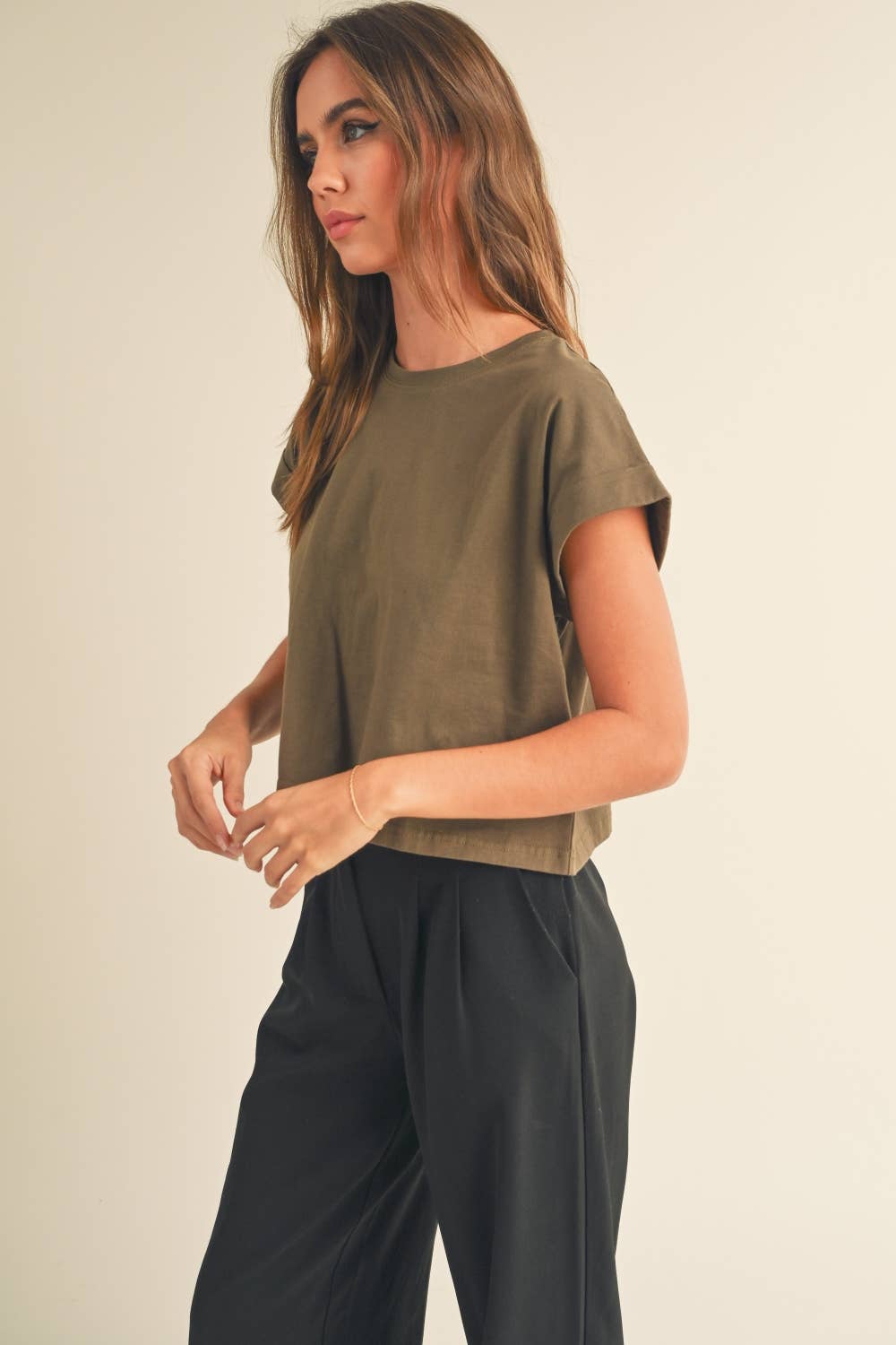Boxy Cropped T-shirt