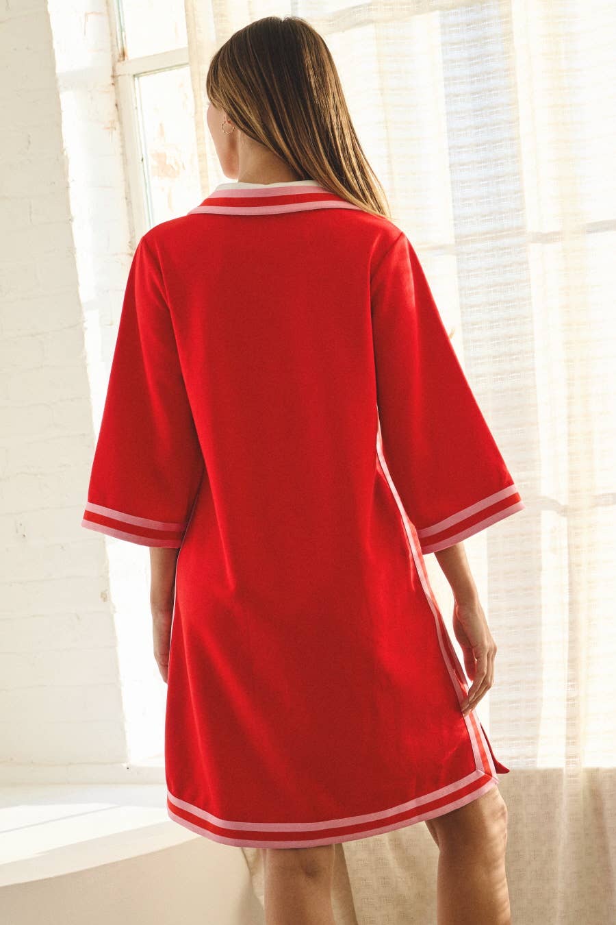 Short-sleeve Knit Dress