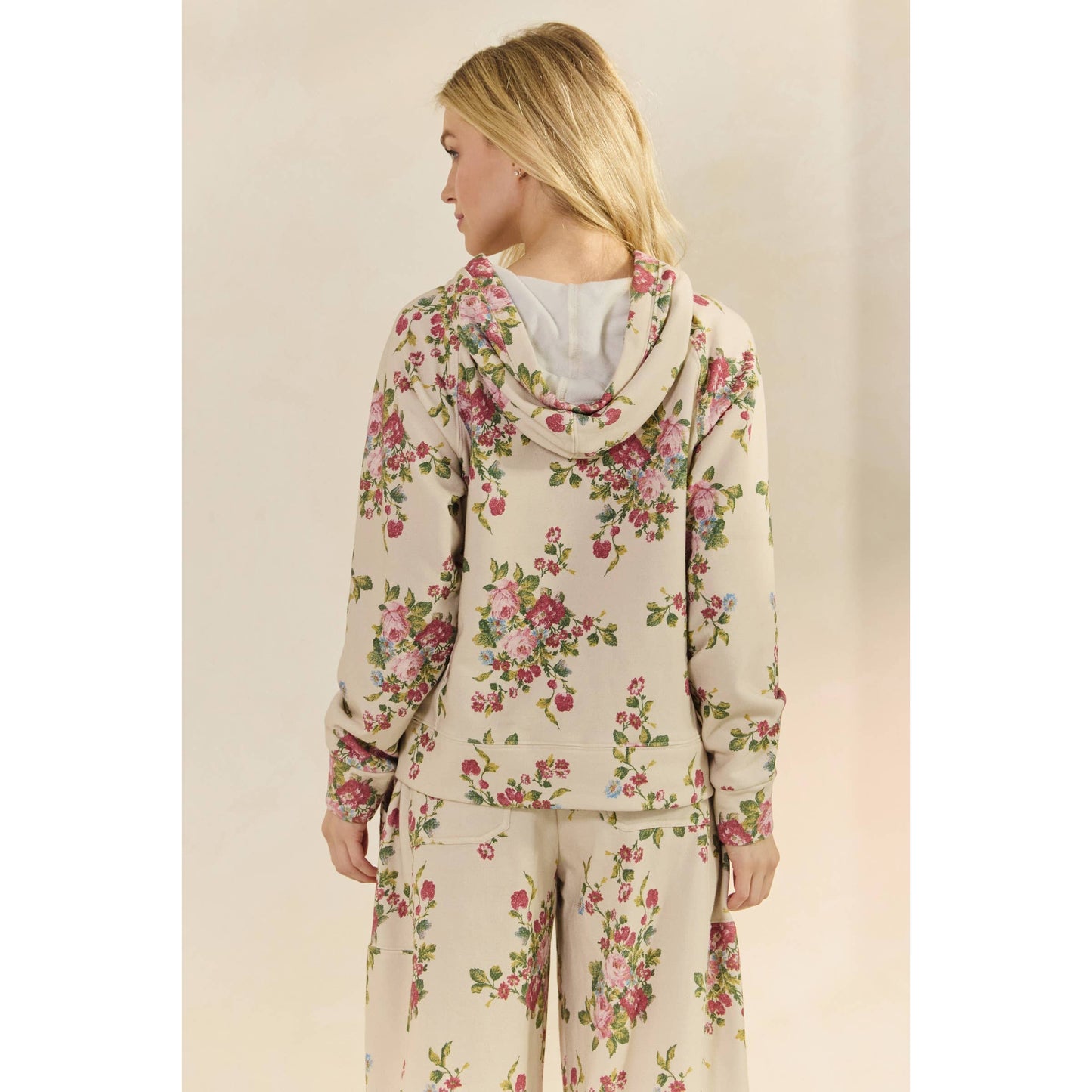 Vintage Rose Garden Antique Hoodie