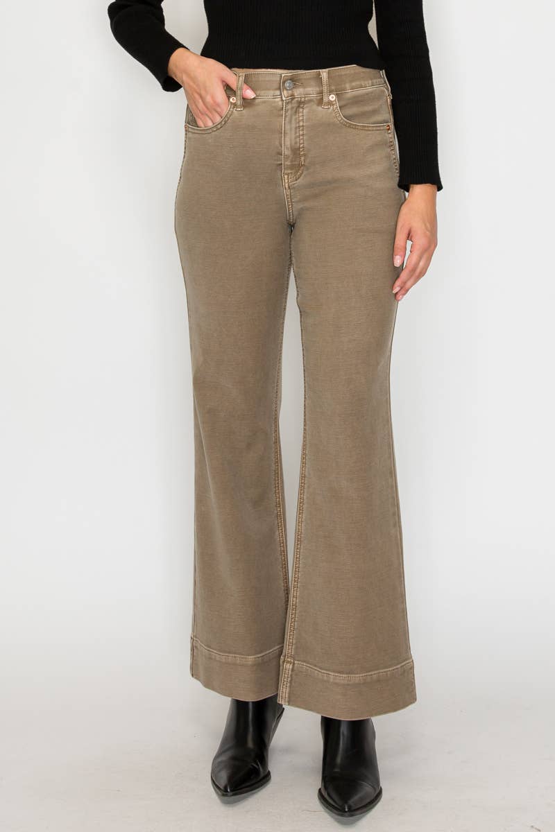 Holly Flare Pants – Mushroom