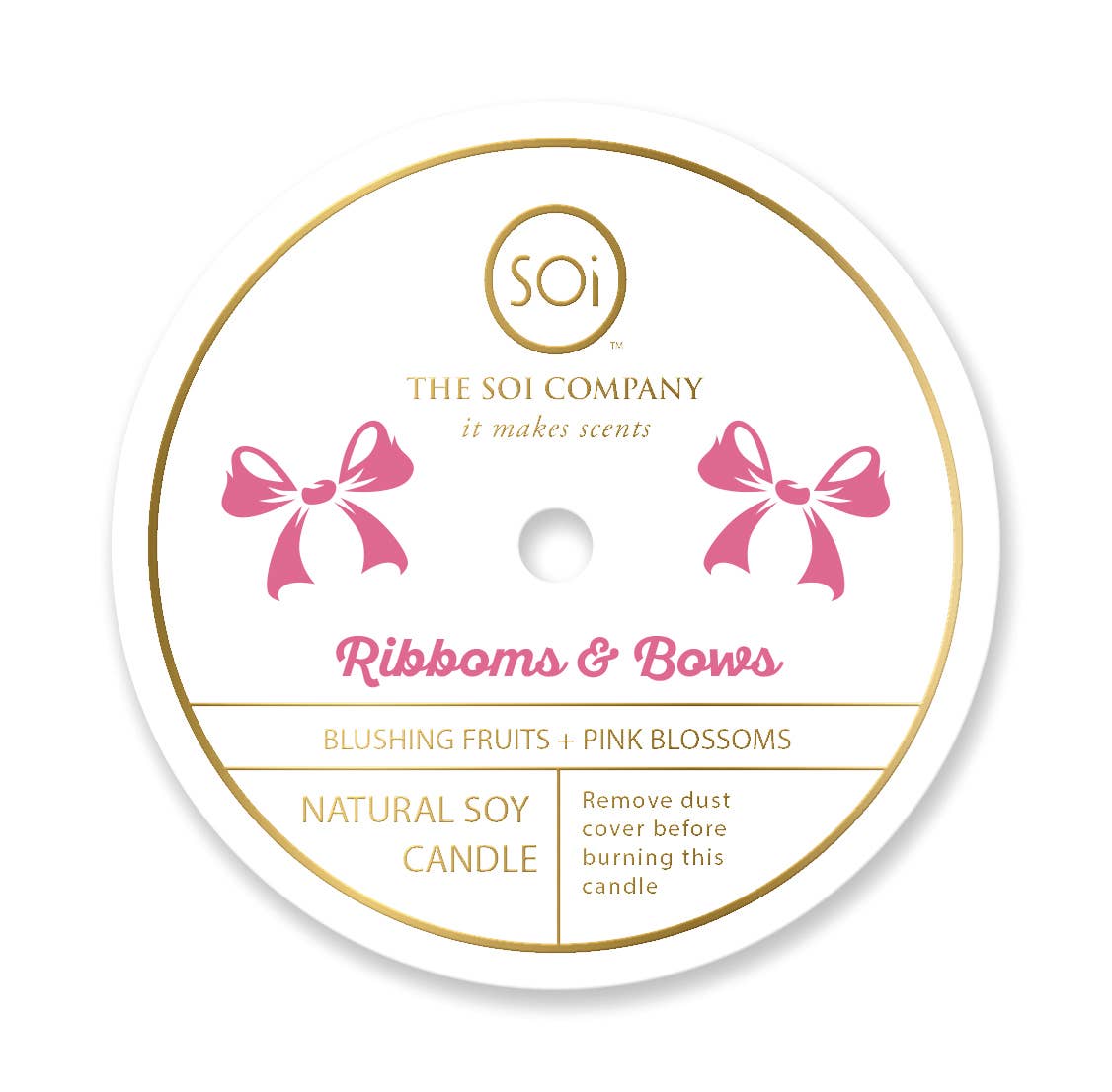 Ribbons & Bows Valentine's Icon 12oz Candle