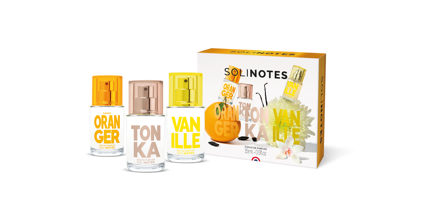 Minis Feel Good Discovery Set - Vanilla, Tonka, Orange