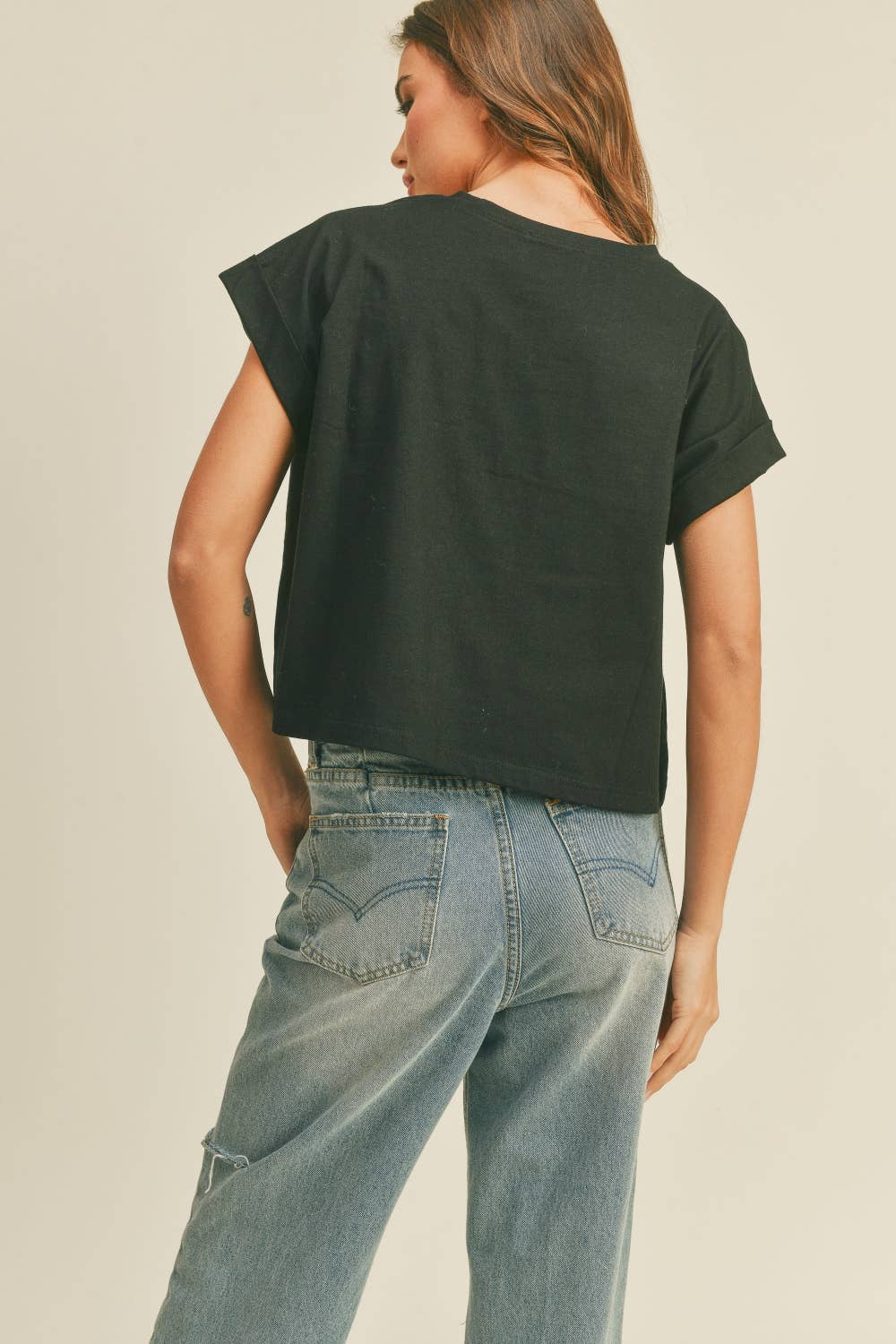 Boxy Cropped T-shirt