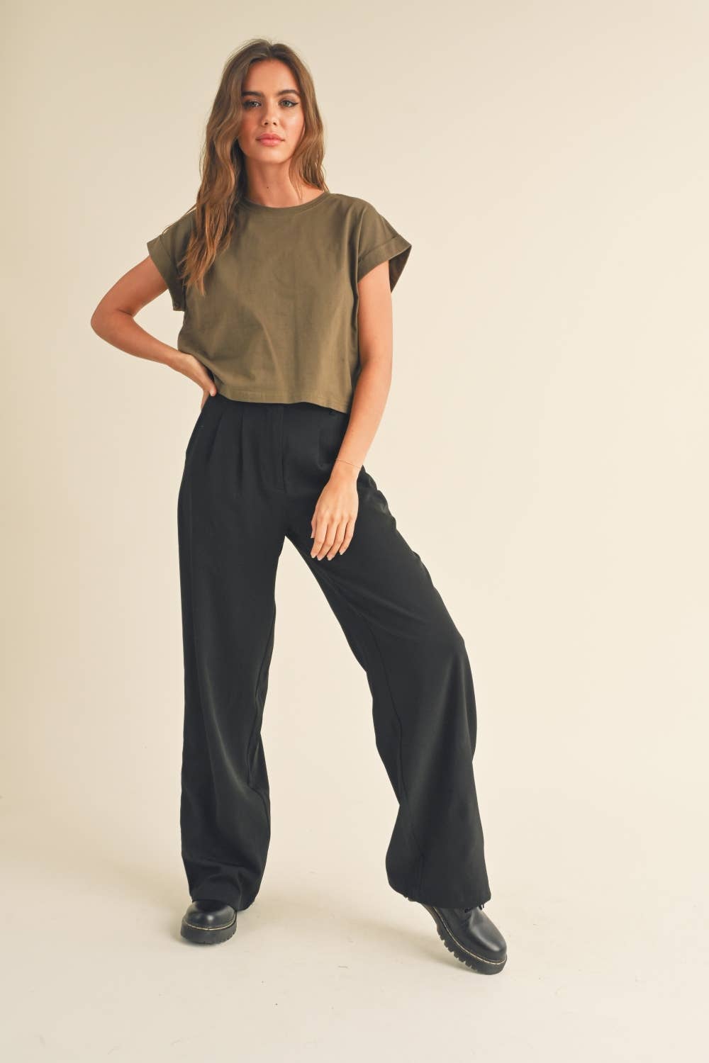 Boxy Cropped T-shirt