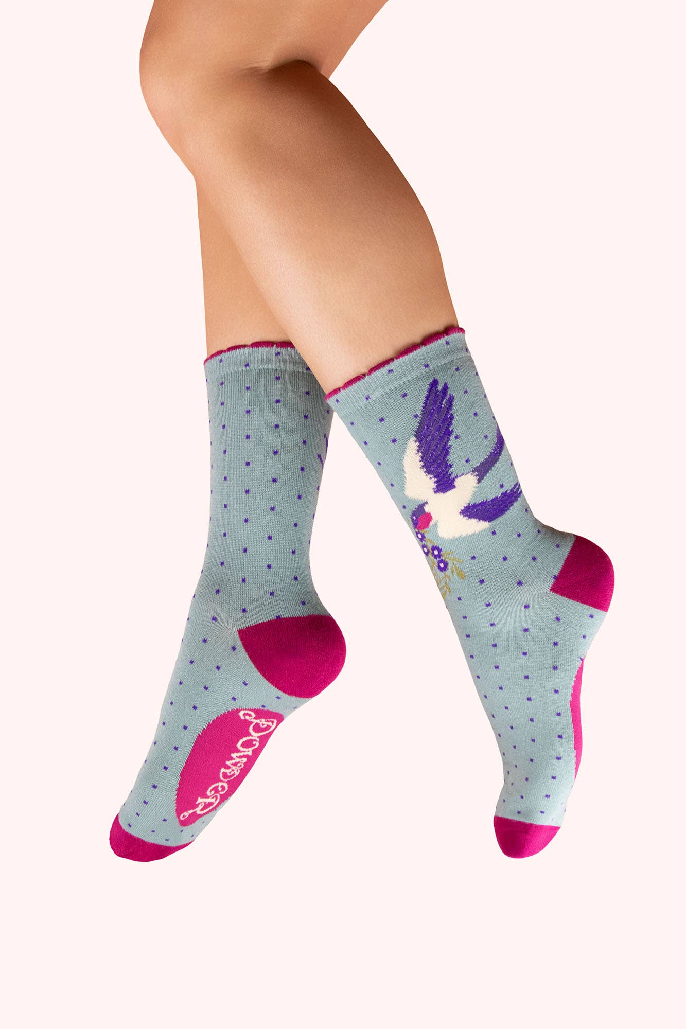 Women's Ankle Socks - Swooping Swallow