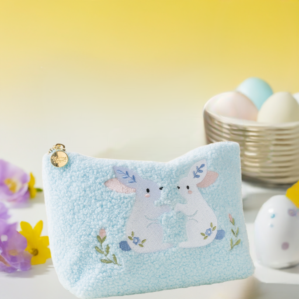 Easter Bunnies Teddy Pouch
